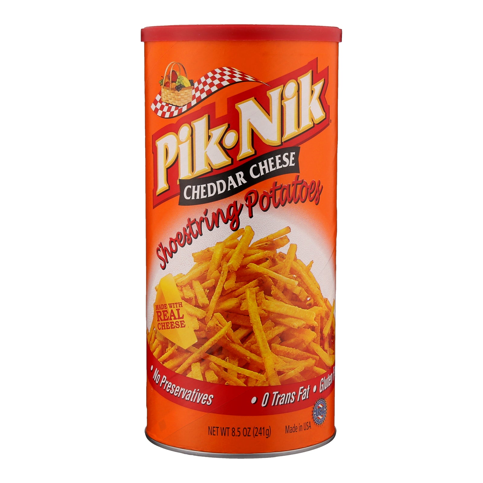 Pik-Nik Cheddar Cheese Shoestring Potatoes 8.5oz